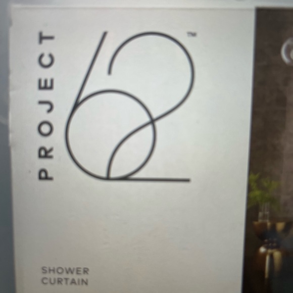 Project 62 Bath Project 62 Blush Fan Jacquard Woven Shower Curtain